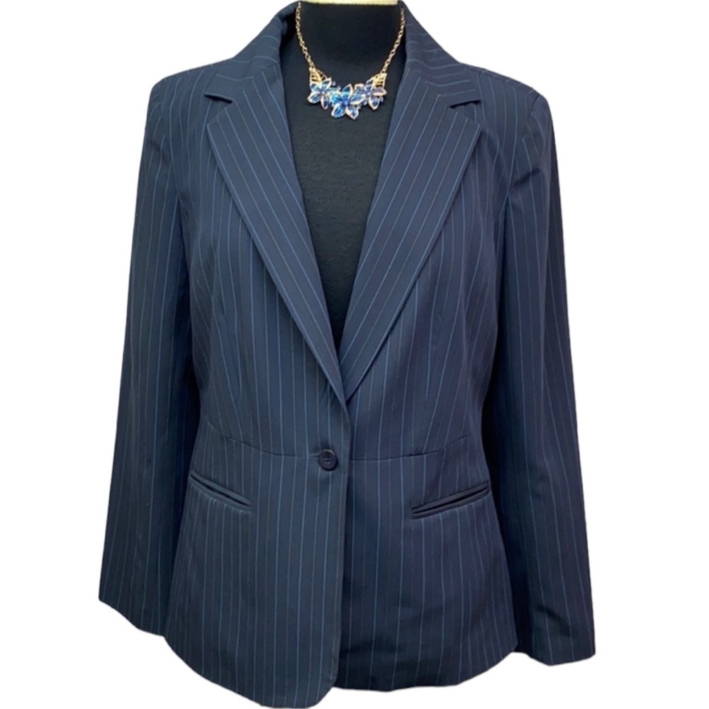 East 5th Pinstriped Blazer